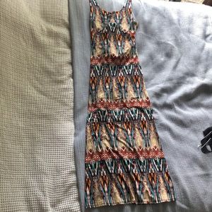 Patterned maxi dress